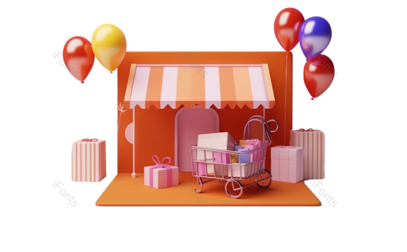 节日图片,插画元素,商务PNG,快乐免抠素材